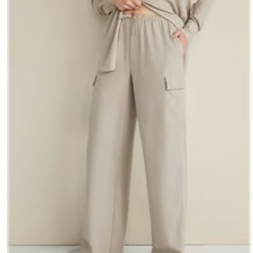 Haven Well Within Talbots Cargo Drawstring Tencel… - image 7